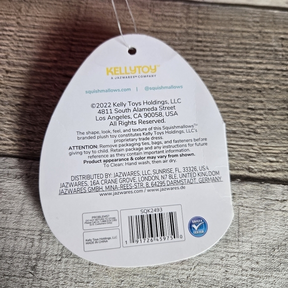 SQUISHMALLOWS | Lizette Pink Unicorn Cat Plush Toy - Picture 8 of 10